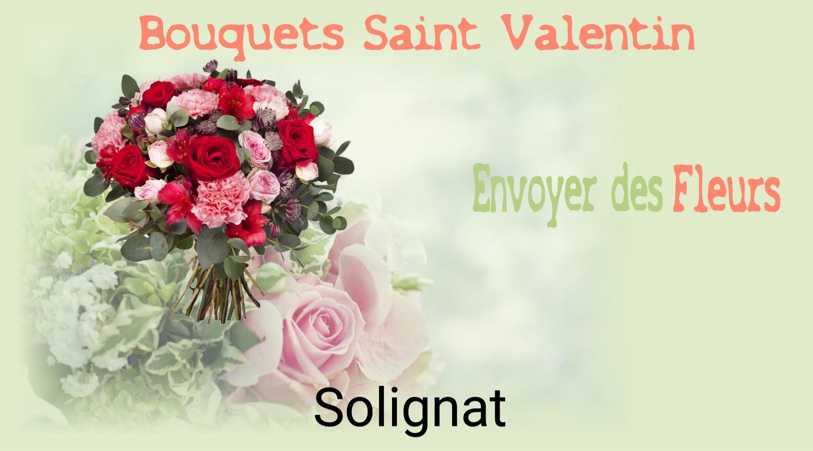 Roses de Saint-Valentin livrées à Solignat